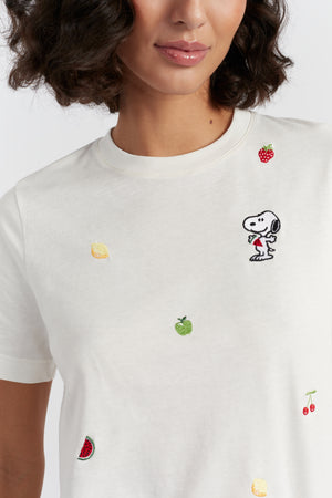 cream-snoopy-fruit-t-shirt