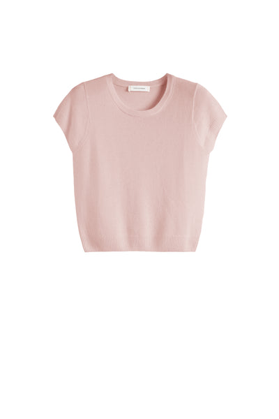 Soft-Pink Air Pure Cashmere T-shirt