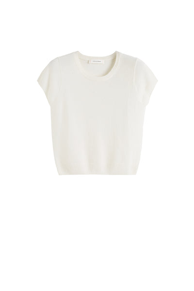 Cream Air Pure Cashmere T-shirt