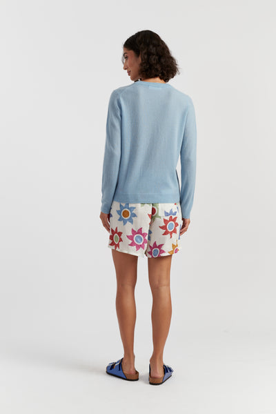 Sky-Blue Air Pure Cashmere Sweater
