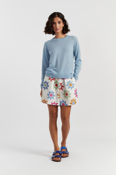 Sky-Blue Air Pure Cashmere Sweater