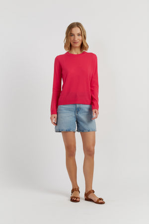 watermelon-pink-air-pure-cashmere-sweater
