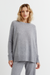 Grey-Marl Cloud Cashmere Slouchy Sweater