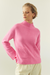 Pink Pure Cashmere Patch Pocket Sweater