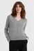 Grey Pure Merino Cardigan