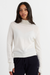 Cream Pure Merino Rollneck Sweater