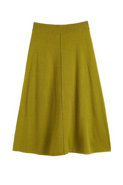 Green skirt on a white background