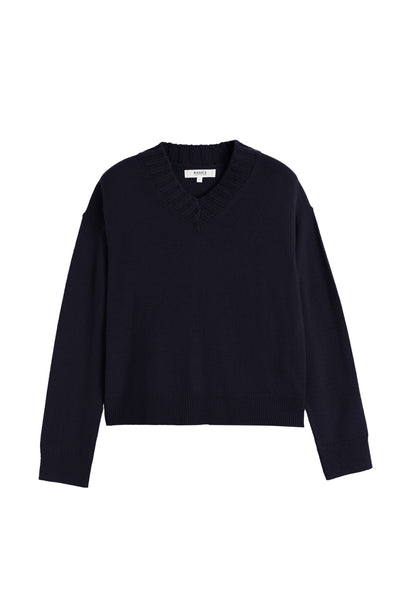 Black sweater on a white background