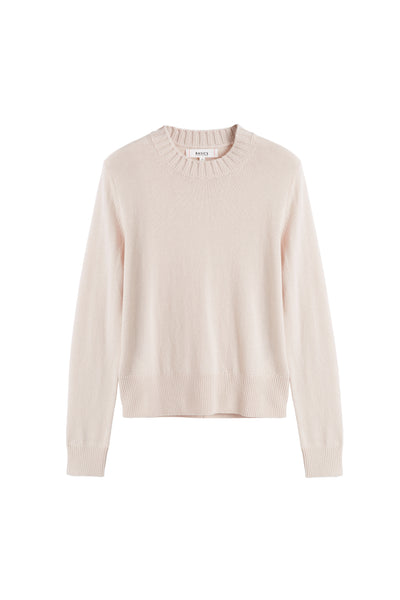 Beige sweater on a white background