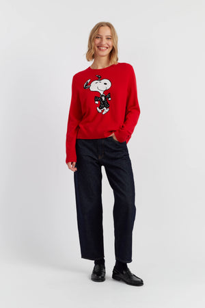 velvet-red-wool-cashmere-dancing-snoopy-sweater