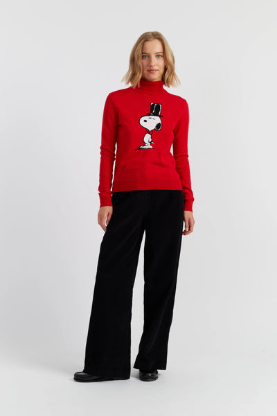 velvet-red-wool-cashmere-top-hat-snoopy-sweater