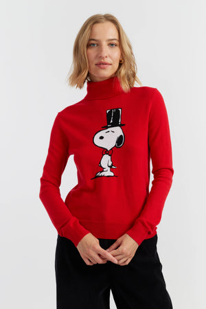 velvet-red-wool-cashmere-top-hat-snoopy-sweater
