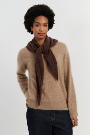 chocolate-wool-cashmere-triangle-scarf