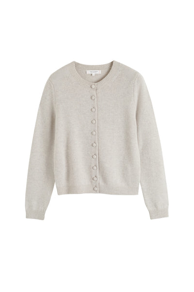 Chinchilla Pure Cashmere Camille Cardigan