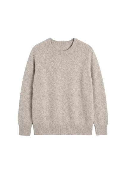 Chinchilla Pure Cashmere Slouchy Sweater