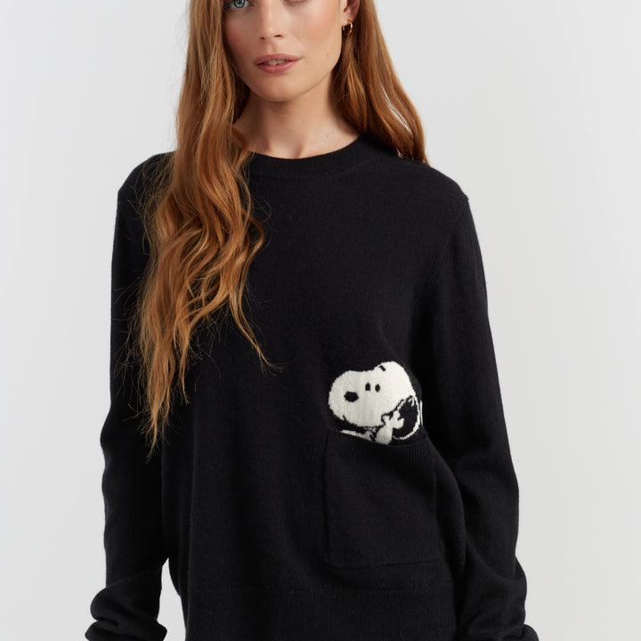 Exclusive Cashmere Blend Snoopy Sweater - Chinti & Parker UK