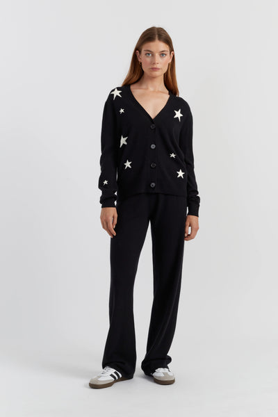 Exclusive Cashmere Blend Star Cardigan