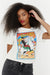 Cream Cotton Equestrian Barbie T-Shirt