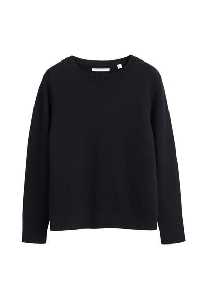 Black Pure Cashmere Boxy Sweater