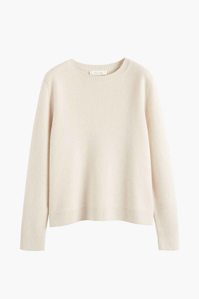 Bone Cashmere Boxy Sweater image 2