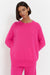Fuchsia Cashmere Slouchy Sweater