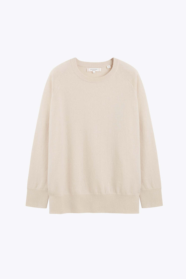 Bone Pure Cashmere Slouchy Sweater image 2