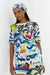 Sample Multicoloured Wool-Cashmere Paradise T-Shirt