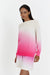 Sample Pink Wool-Cashmere Dip Dye Sweater